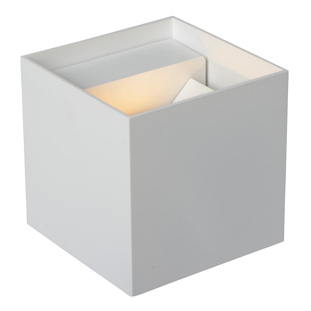 Lucide Vierkante wandspotAxi 2 x 7W IP54 wit - 69200/06/31